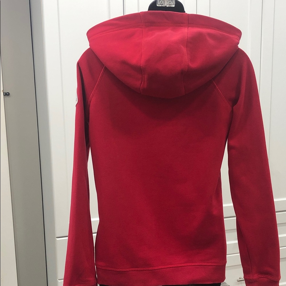 🍁Red Canadiana Full Zip Hoodie – Size XL (14-16) - Picture 5 of 10